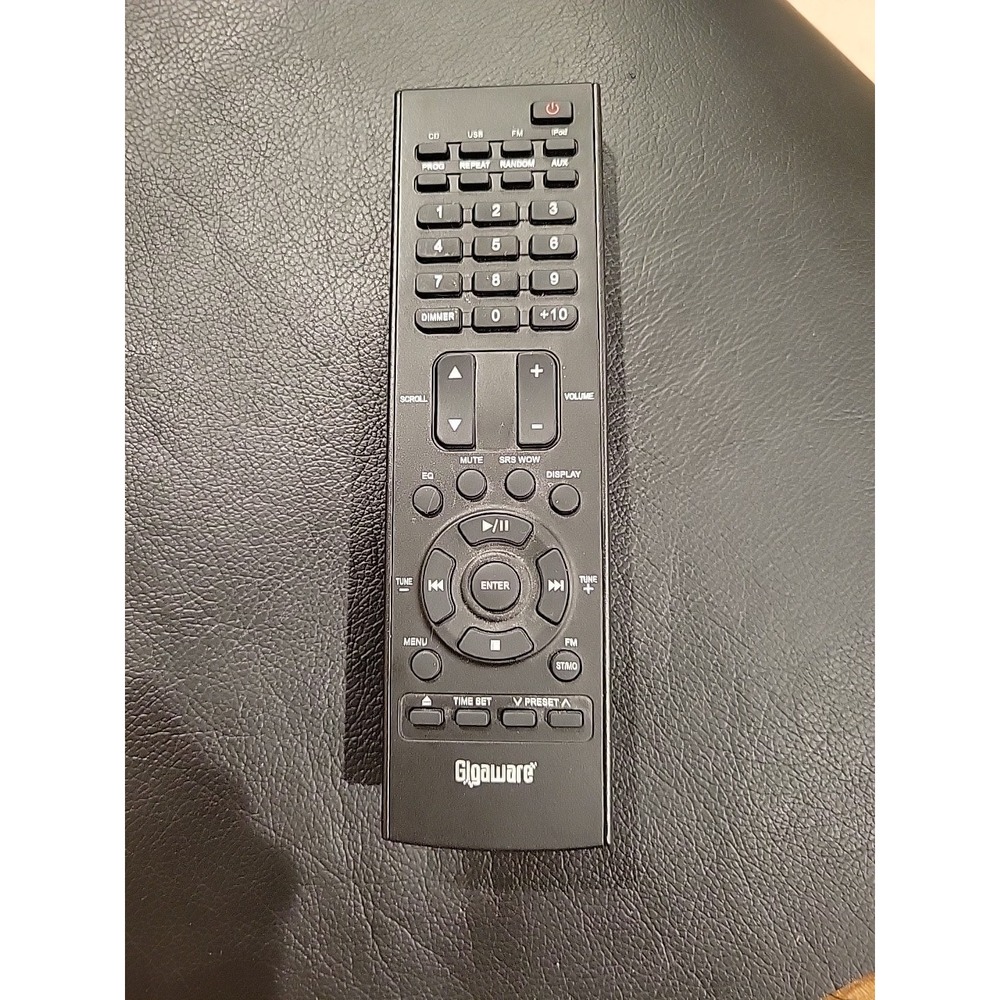 Gigaware Remote Control for 13140 Alarm Clock CD iPod Dock Tested